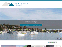 Tablet Screenshot of gatewayrealestate.com.au